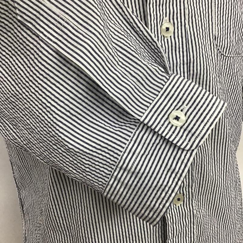 アデイインザライフ ユナイテッドアローズ A day in the life UNITED ARROWS シャツ、ブラウス 七分袖 ボタンダウンシャツ S ストライプ マルチカラー / マルチカラー / メンズ USED 古着 中古 10088455