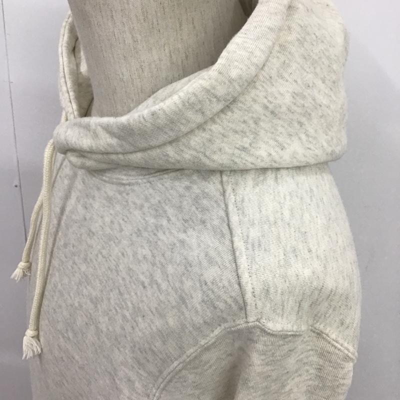 チャンピオン Campion パーカー 長袖 L 無地 灰 / グレー / メンズ USED 古着 中古 10088468