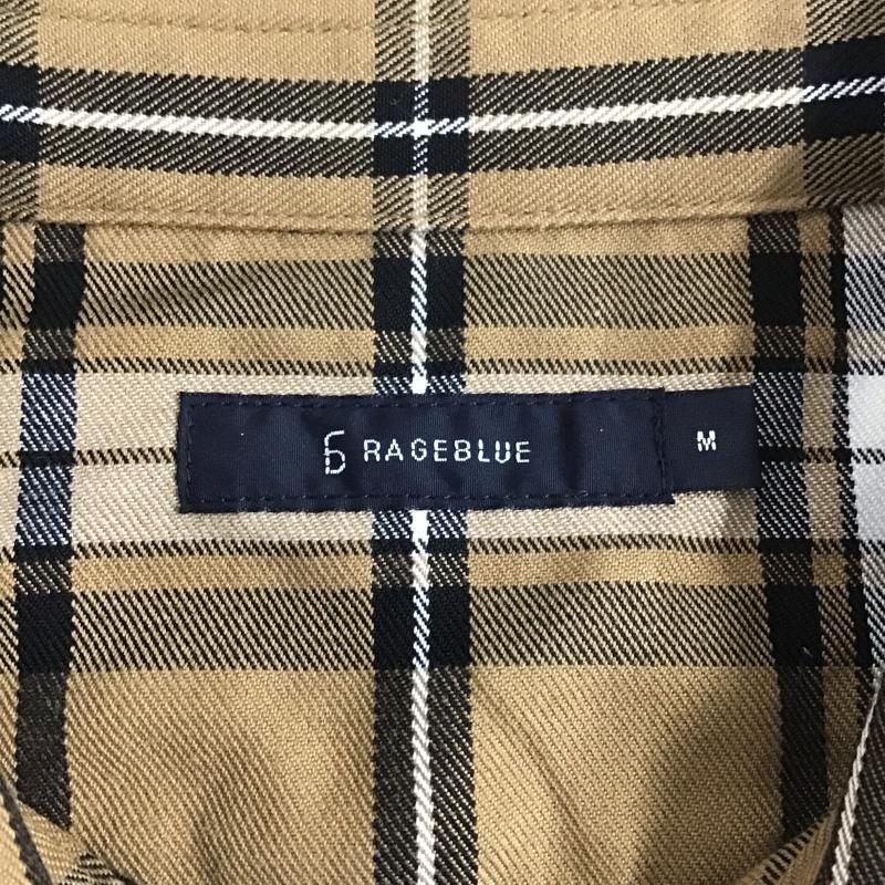 レイジブルー RAGEBLUE シャツ、ブラウス 長袖 RB020455AD ビッグシルエットチェックシャツ M チェック マルチカラー / マルチカラー / メンズ USED 古着 中古 10088480
