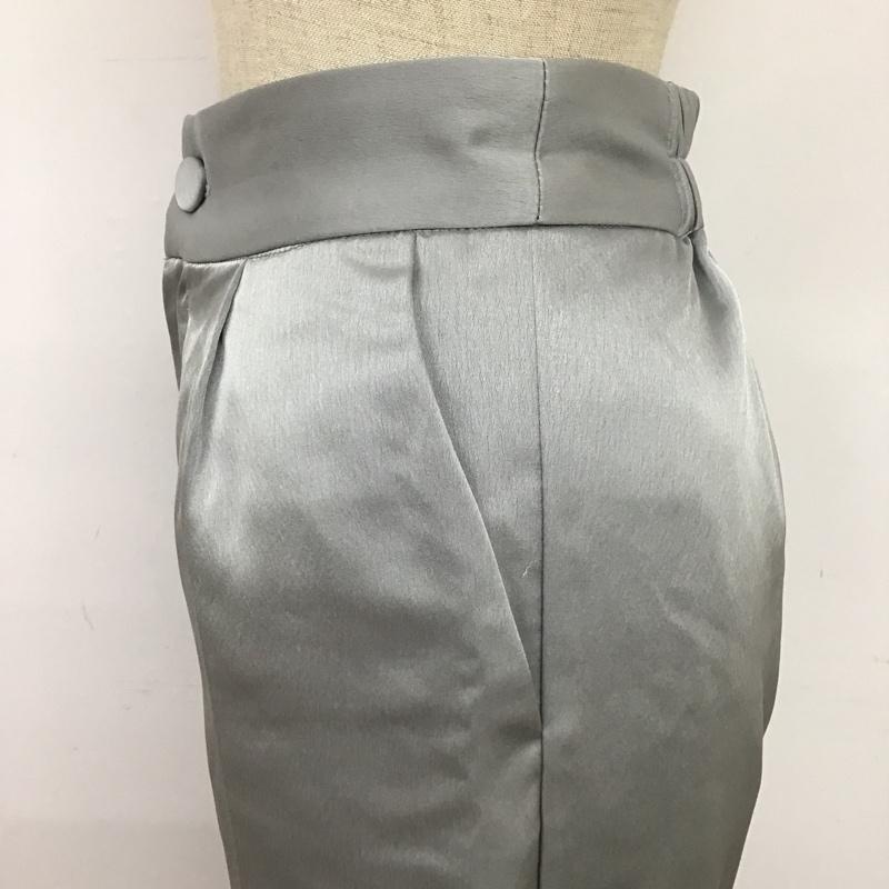 ナイスクラップ NICE CLAUP パンツ スラックス S 無地 銀 / シルバー / レディース USED 古着 中古 10088504