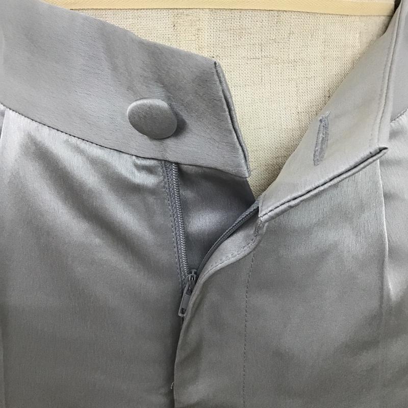 ナイスクラップ NICE CLAUP パンツ スラックス S 無地 銀 / シルバー / レディース USED 古着 中古 10088504