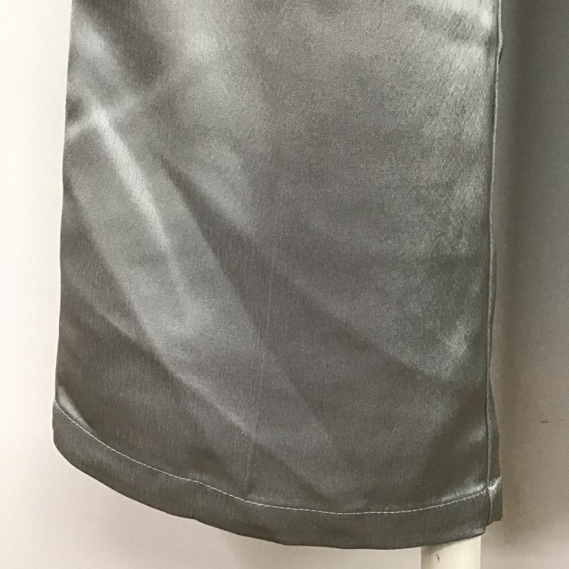 ナイスクラップ NICE CLAUP パンツ スラックス S 無地 銀 / シルバー / レディース USED 古着 中古 10088504