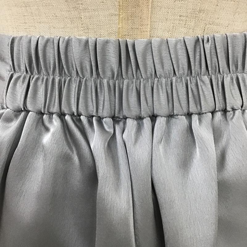 ナイスクラップ NICE CLAUP パンツ スラックス S 無地 銀 / シルバー / レディース USED 古着 中古 10088504