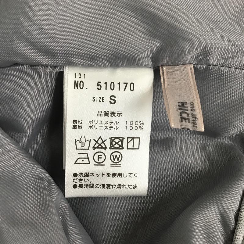 ナイスクラップ NICE CLAUP パンツ スラックス S 無地 銀 / シルバー / レディース USED 古着 中古 10088504