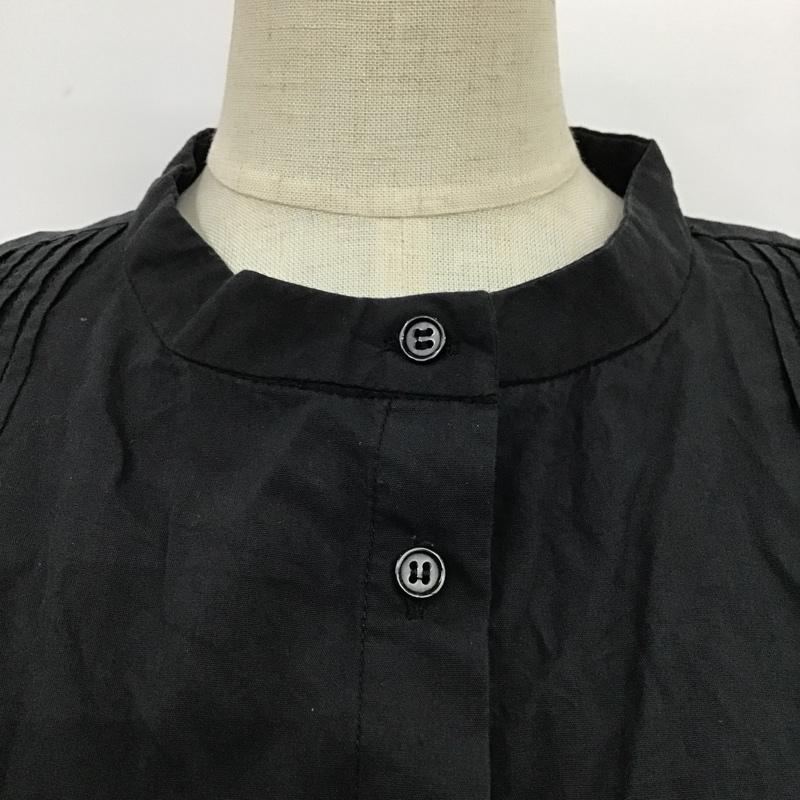 ローリーズファーム LOWRYS FARM シャツ、ブラウス 長袖 FREE 無地 黒 / ブラック / レディース USED 古着 中古 10088507
