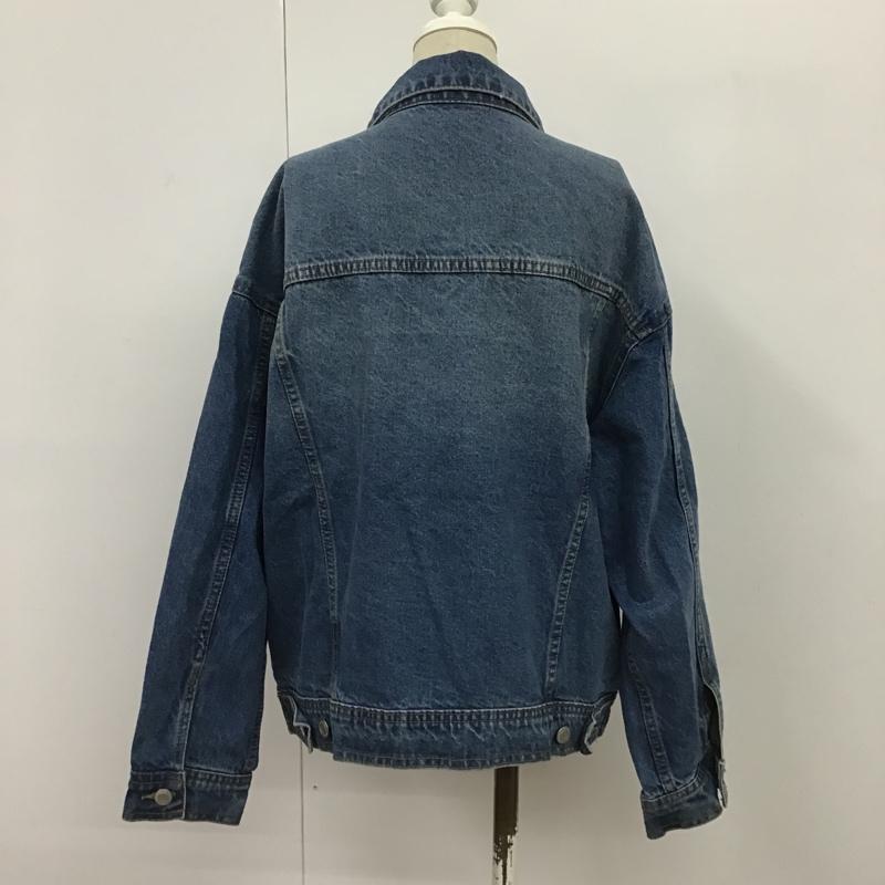 レイカズン Ray Cassin ジャケット、上着 ジャンパー、ブルゾン デニムジャケット Gジャン M 無地 インディゴ / インディゴ / レディース USED 古着 中古 10088511
