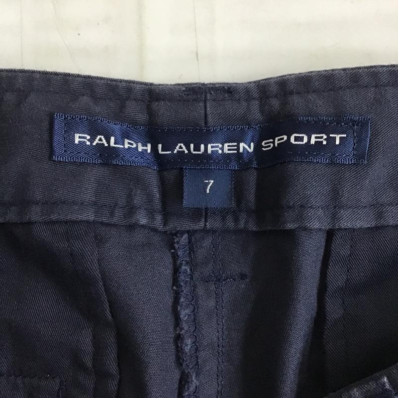 ラルフローレンスポーツ RALPHLAURENSPORT パンツ スラックス 7 無地 紺 / ネイビー / レディース USED 古着 中古 10088514