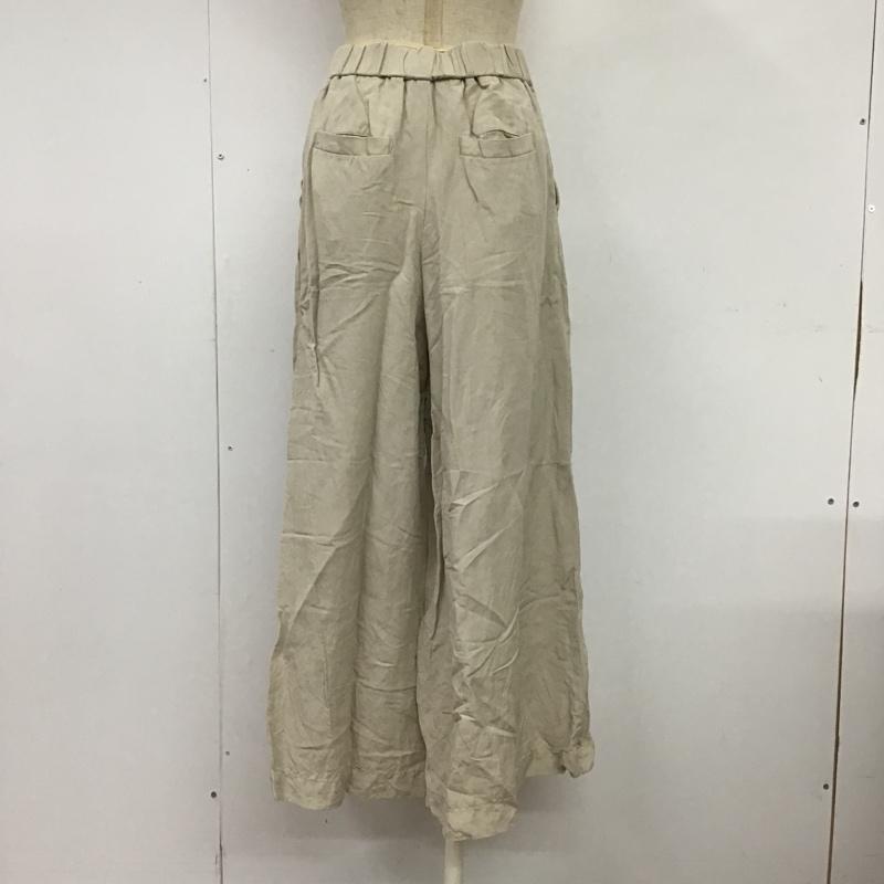 レリュームジャーナルスタンダード relume Journal Standard パンツ スラックス S 無地 ベージュ / ベージュ / レディース USED 古着 中古 10088529