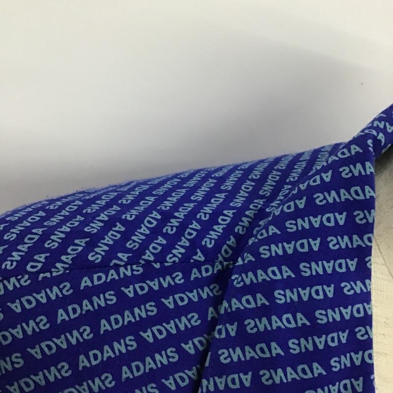 アダンス ADANS シャツ、ブラウス 半袖 オープンカラー 開襟 L 総柄 青 / ブルー / メンズ USED 古着 中古 10088543
