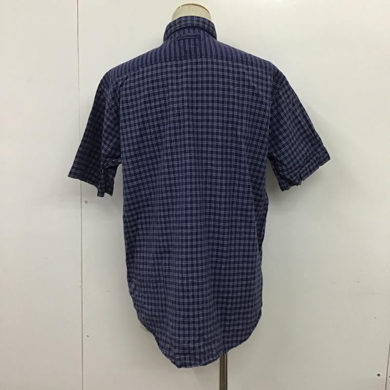 トミー ジーンズ TOMMY JEANS シャツ、ブラウス 半袖 0255694 M ロゴ、文字 紺 / ネイビー / メンズ USED 古着 中古 10088562