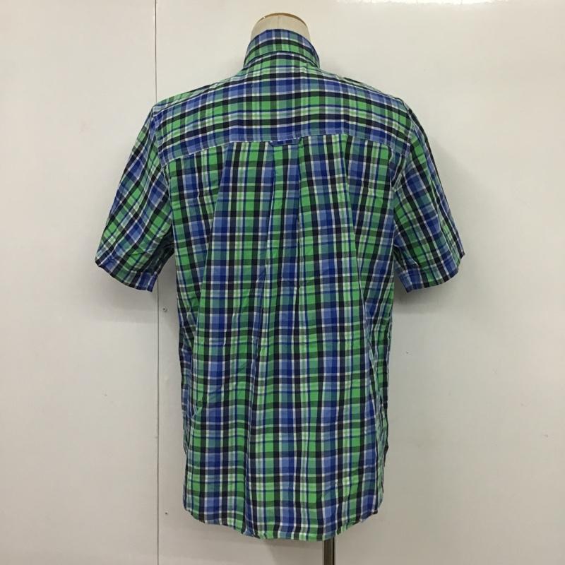 チャップス CHAPS シャツ、ブラウス 半袖 チェック ボタンダウン M ワンポイント マルチカラー / マルチカラー / メンズ USED 古着 中古 10088584