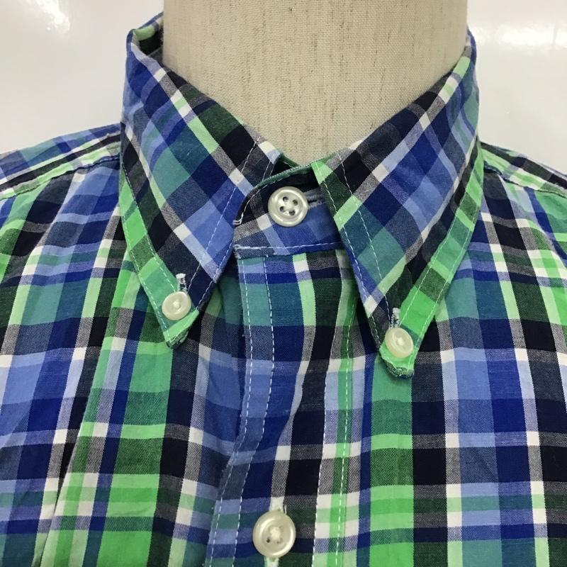 チャップス CHAPS シャツ、ブラウス 半袖 チェック ボタンダウン M ワンポイント マルチカラー / マルチカラー / メンズ USED 古着 中古 10088584