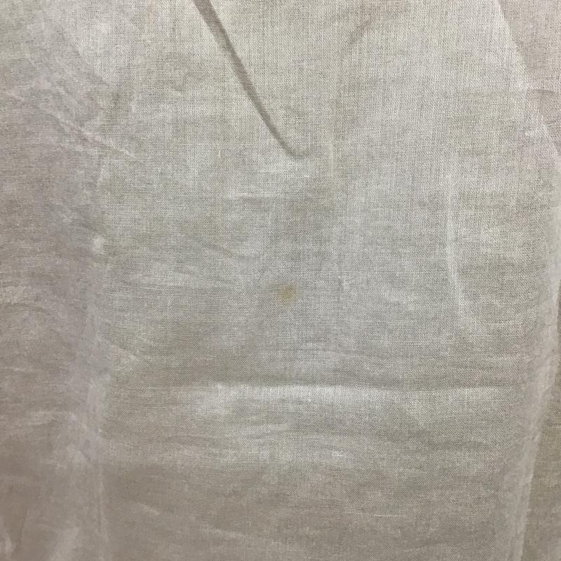 ナチュラルビューティーベーシック NATURAL BEAUTY BASIC シャツ、ブラウス 長袖 タグ付 M 無地 ベージュ / ベージュ / レディース USED 古着 中古 10088606