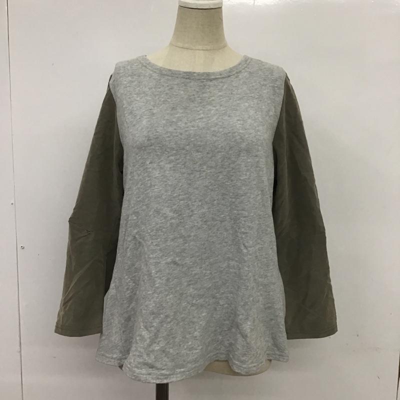 アナザーエディション Anather Edition トレーナー 長袖 無地 灰 / グレー / レディース USED 古着 中古 10088610