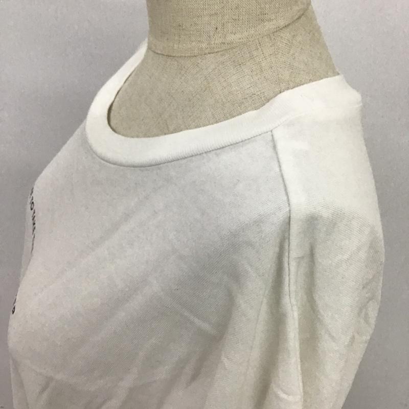 ローリーズファーム LOWRYS FARM Tシャツ 半袖 プリントTシャツ FREE プリント 白 / ホワイト / レディース USED 古着 中古 10088622