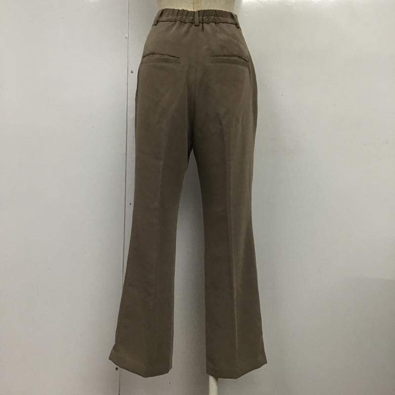 ローリーズファーム LOWRYS FARM パンツ スラックス FREE 無地 茶 / ブラウン / レディース USED 古着 中古 10088623