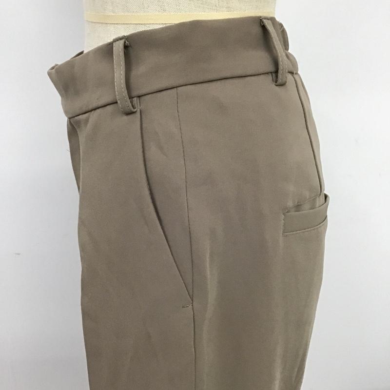 ローリーズファーム LOWRYS FARM パンツ スラックス FREE 無地 茶 / ブラウン / レディース USED 古着 中古 10088623