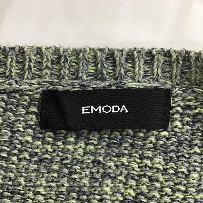 エモダ EMODA カーディガン 長袖 FREE マルチカラー / マルチカラー / レディース USED 古着 中古 10088634