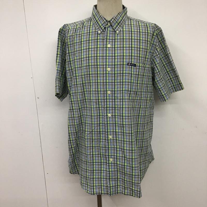 チャップスラルフローレン CHAPSRALPHLAUREN シャツ、ブラウス 半袖 ボタンダウンシャツ L チェック マルチカラー / マルチカラー / メンズ USED 古着 中古 10088646