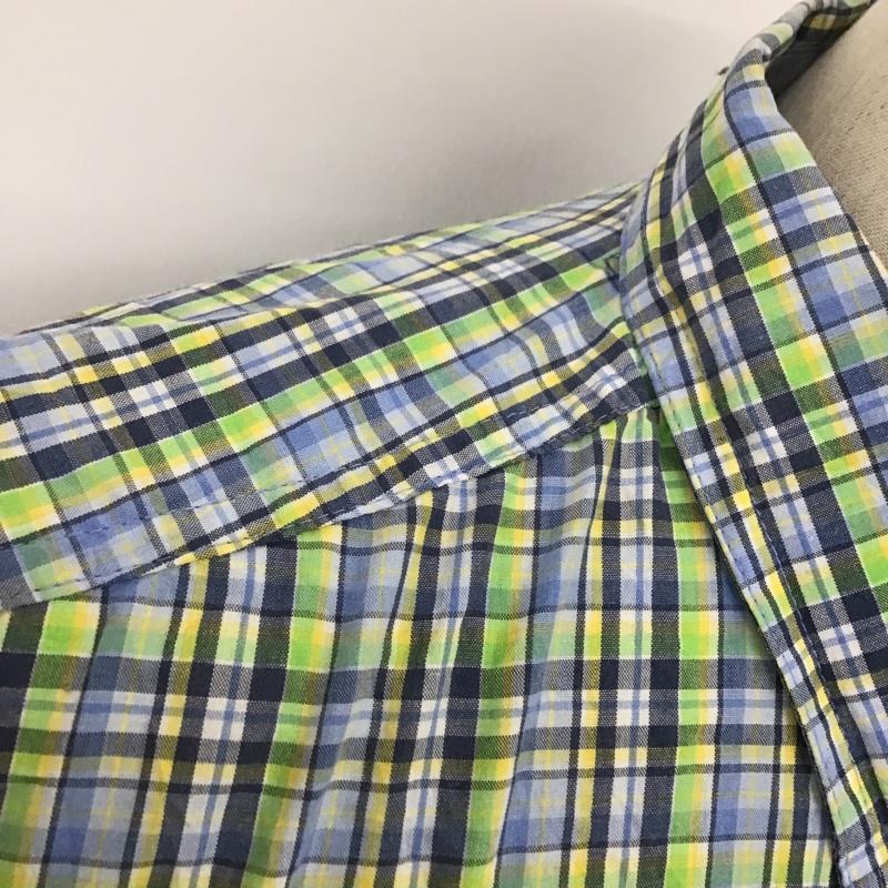 チャップスラルフローレン CHAPSRALPHLAUREN シャツ、ブラウス 半袖 ボタンダウンシャツ L チェック マルチカラー / マルチカラー / メンズ USED 古着 中古 10088646