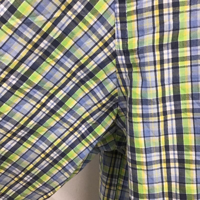 チャップスラルフローレン CHAPSRALPHLAUREN シャツ、ブラウス 半袖 ボタンダウンシャツ L チェック マルチカラー / マルチカラー / メンズ USED 古着 中古 10088646