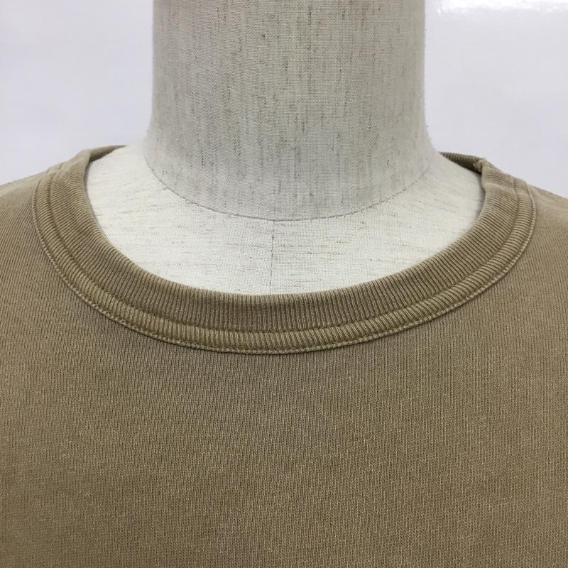 ユナイテッドアローズグリーンレーベルリラクシング UNITED ARROWS green label relaxing カットソー 長袖 3212-175-1769 BC G/DYE スウェット C/NL/S L 無地 ベージュ / ベージュ / メンズ USED 古着 中古 10088666