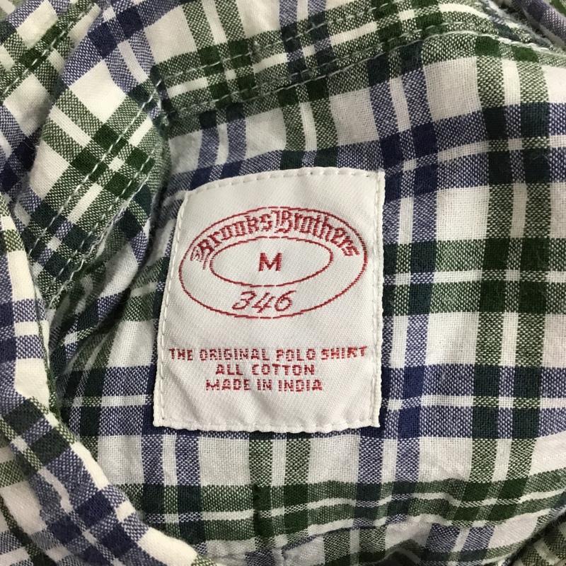 ブルックス ブラザーズ BROOKS BROTHERS シャツ、ブラウス 半袖 ボタンダウンシャツ M チェック マルチカラー / マルチカラー / メンズ USED 古着 中古 10088692
