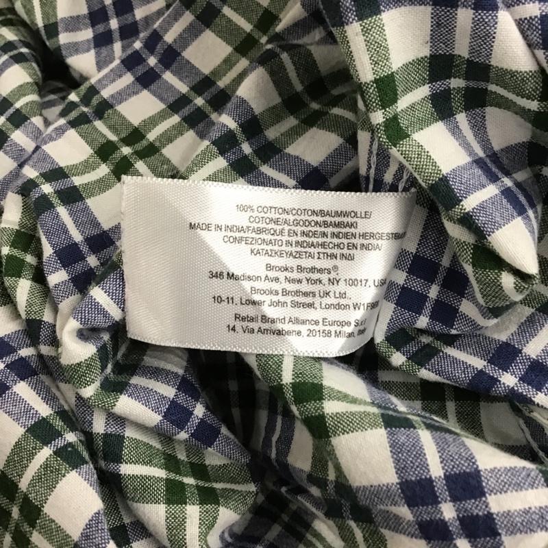 ブルックス ブラザーズ BROOKS BROTHERS シャツ、ブラウス 半袖 ボタンダウンシャツ M チェック マルチカラー / マルチカラー / メンズ USED 古着 中古 10088692