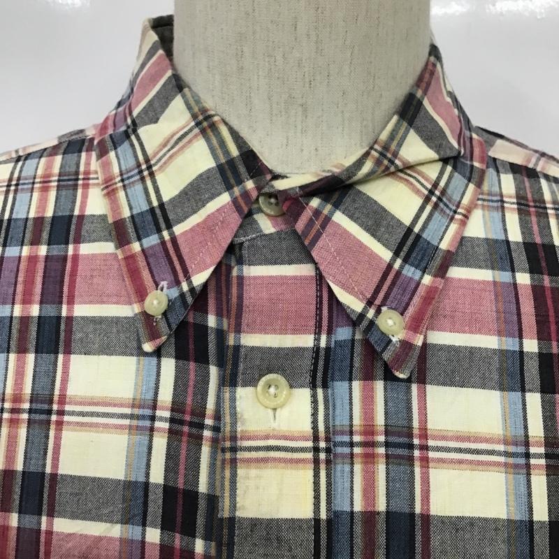 ペンドルトン PENDLETON シャツ、ブラウス 半袖 ボタンダウンシャツ XL チェック マルチカラー / マルチカラー / メンズ USED 古着 中古 10088693