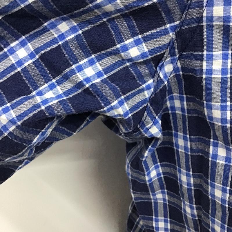 チャップス CHAPS シャツ、ブラウス 半袖 ボタンダウンシャツ チェック マルチカラー / マルチカラー / メンズ USED 古着 中古 10088698