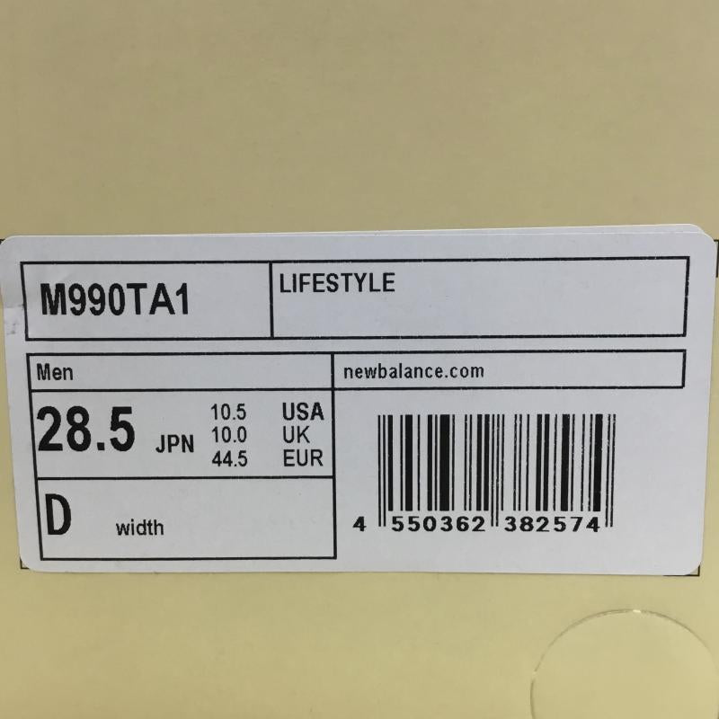 ニューバランス New Balance スニーカー スニーカー M990TA1 USA製 28.5cm ロゴ、文字 灰 / グレー / メンズ USED 古着 中古 10088737