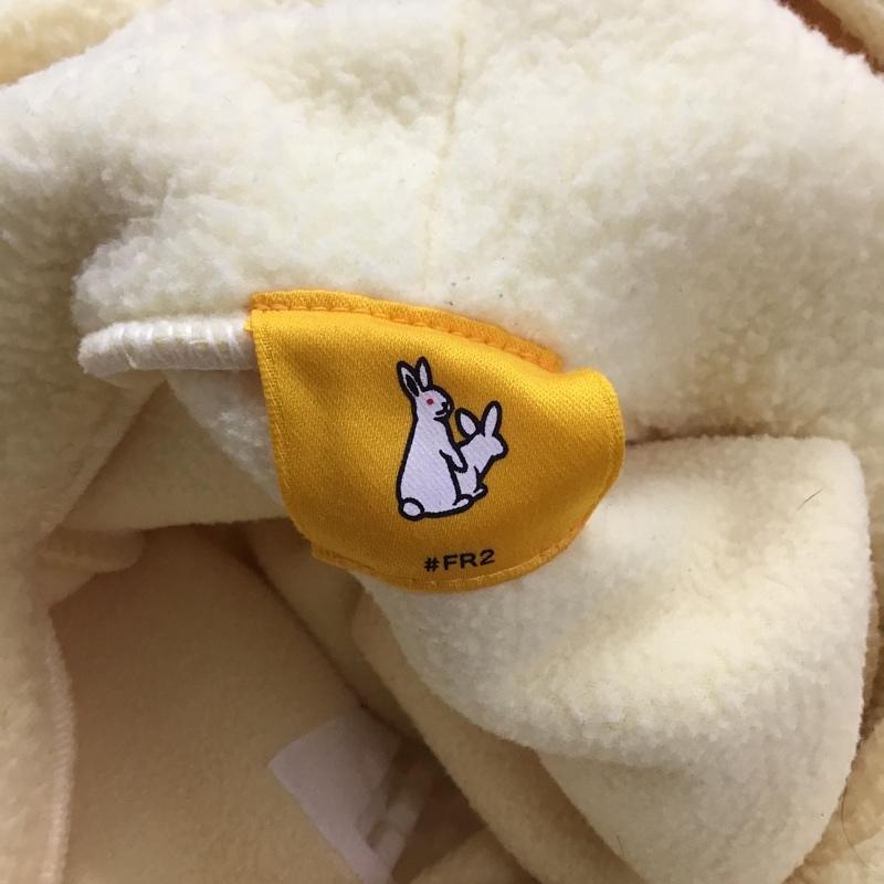 エフアールツー FR2 パーカー 長袖 FRC1268 /フリース Logo Eco Fur Hoodie M 無地 黄 / イエロー / メンズ USED 古着 中古 10088743
