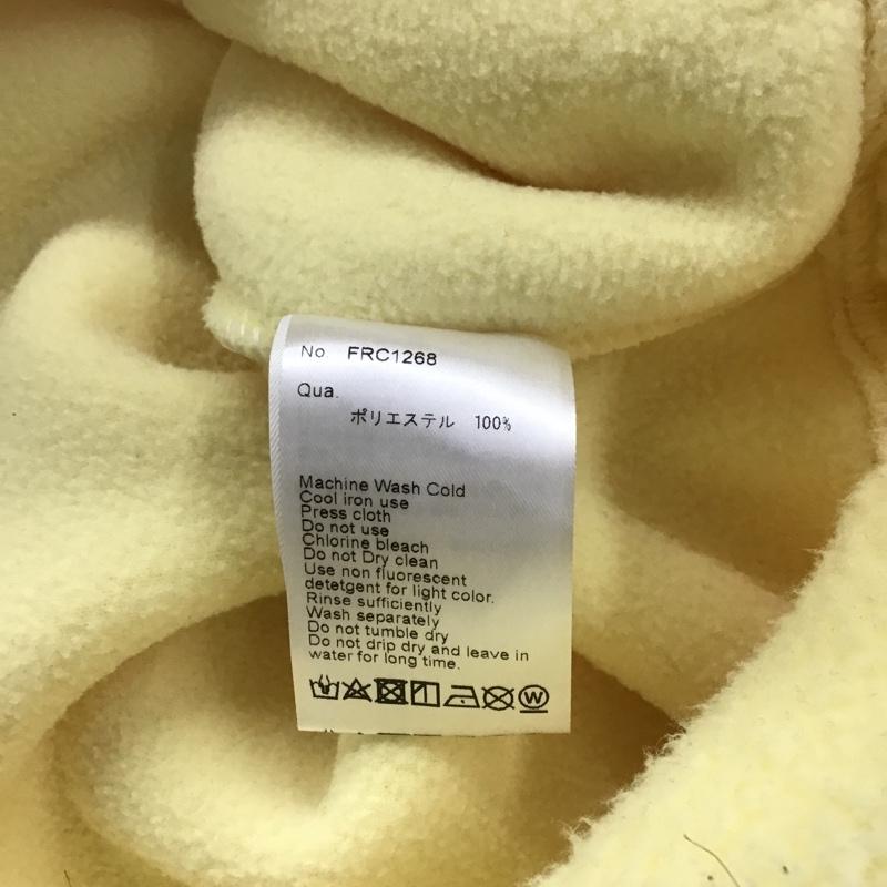 エフアールツー FR2 パーカー 長袖 FRC1268 /フリース Logo Eco Fur Hoodie M 無地 黄 / イエロー / メンズ USED 古着 中古 10088743