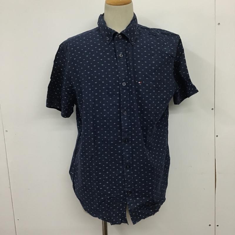 トミーヒルフィガー TOMMY HILFIGER シャツ、ブラウス 半袖 ボタンダウンシャツ L 総柄 マルチカラー / マルチカラー /  メンズ USED 古着 中古 10088744