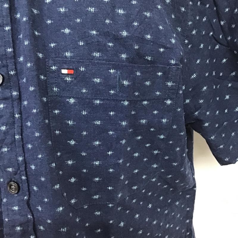 トミーヒルフィガー TOMMY HILFIGER シャツ、ブラウス 半袖 ボタンダウンシャツ L 総柄 マルチカラー / マルチカラー /  メンズ USED 古着 中古 10088744
