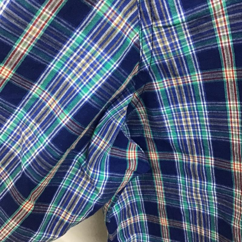 チャップス CHAPS シャツ、ブラウス 半袖 ボタンダウンシャツ ラルフローレン XL チェック マルチカラー / マルチカラー / メンズ USED 古着 中古 10088748