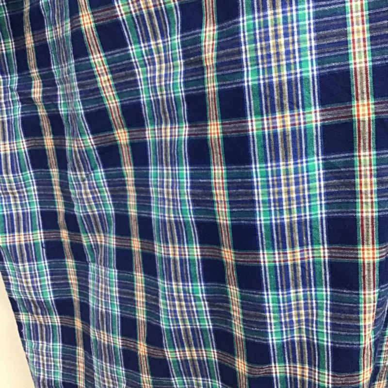 チャップス CHAPS シャツ、ブラウス 半袖 ボタンダウンシャツ ラルフローレン XL チェック マルチカラー / マルチカラー / メンズ USED 古着 中古 10088748