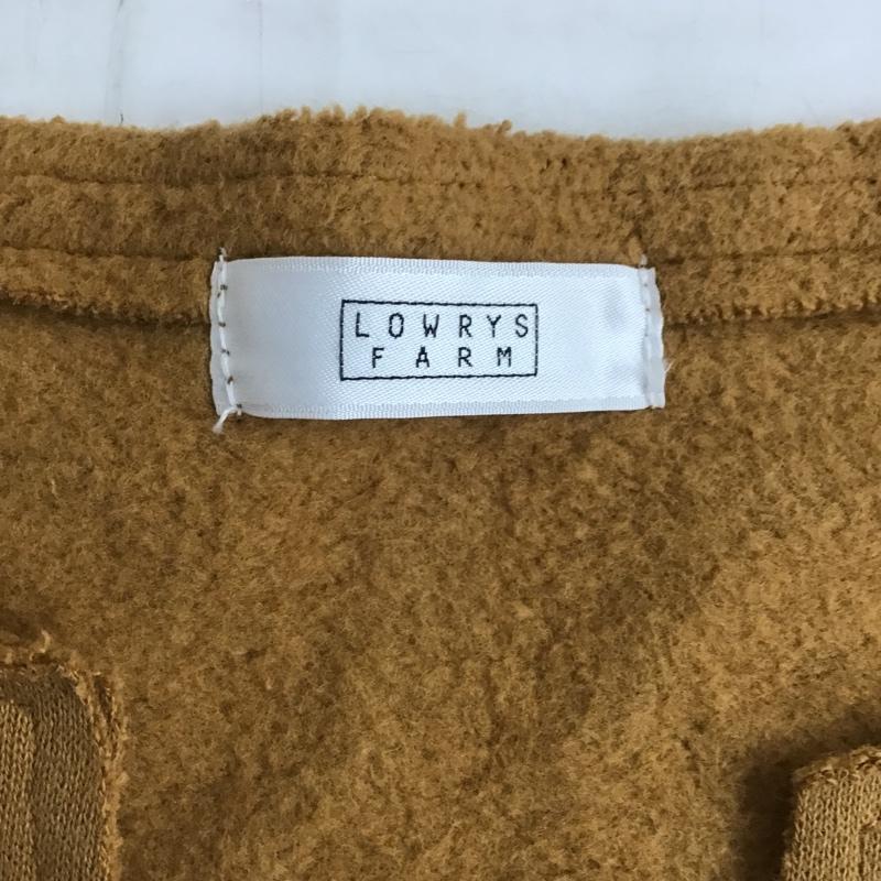 ローリーズファーム LOWRYS FARM トレーナー 長袖 FREE 無地 茶 / ブラウン / レディース USED 古着 中古 10088759