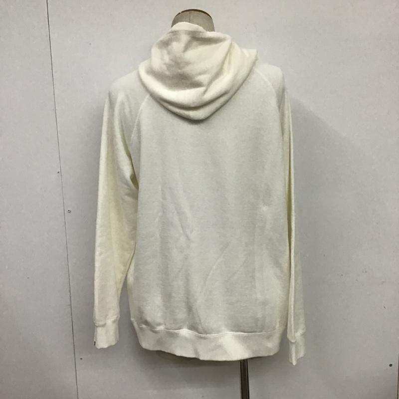 シークエル SEQUEL パーカー 長袖 M 無地 白 / ホワイト / メンズ USED 古着 中古 10088772