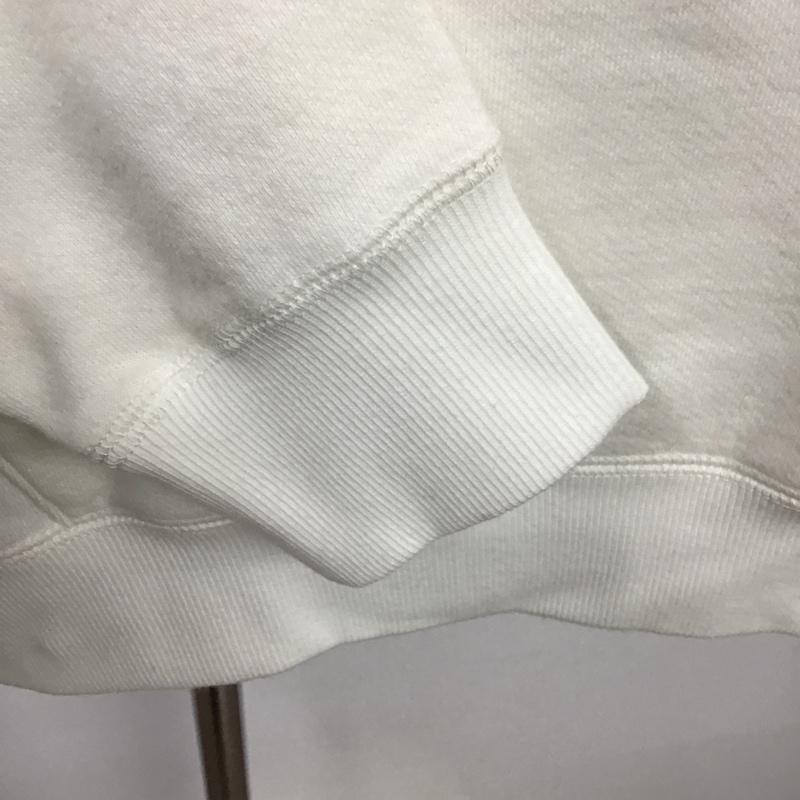 シークエル SEQUEL パーカー 長袖 M 無地 白 / ホワイト / メンズ USED 古着 中古 10088772