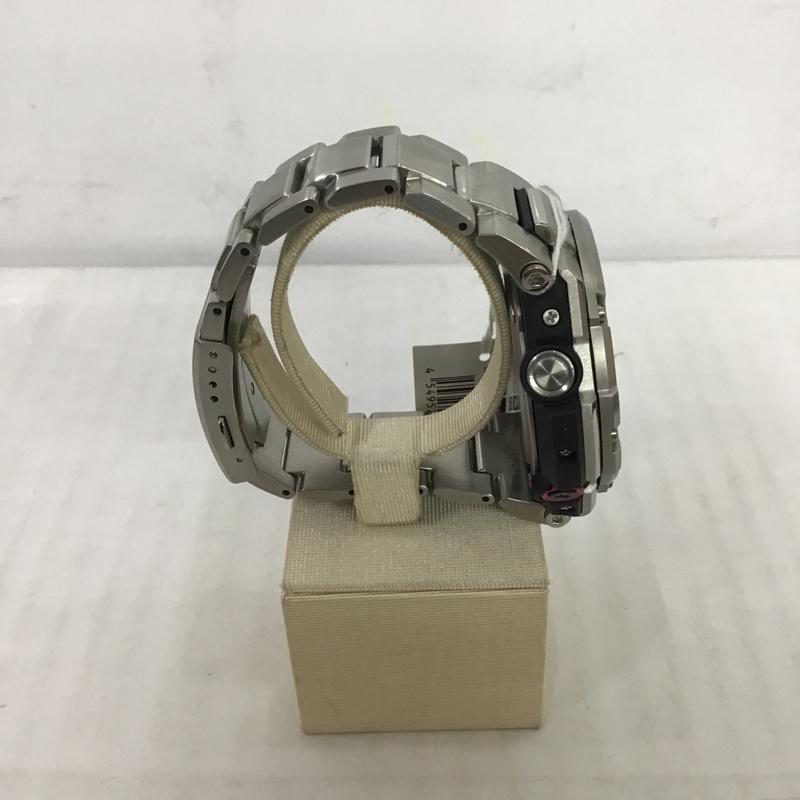 ジーショック G-SHOCK 腕時計 アナログ(クォーツ式) GST-B100D-1AJF タフソーラー 箱有 ロゴ、文字 銀 / シルバー / X 黒 / ブラック / メンズ USED 古着 中古 10088820