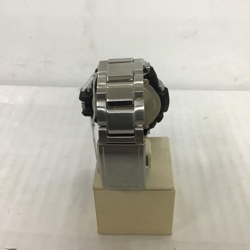 ジーショック G-SHOCK 腕時計 アナログ(クォーツ式) GST-B100D-1AJF タフソーラー 箱有 ロゴ、文字 銀 / シルバー / X 黒 / ブラック / メンズ USED 古着 中古 10088820