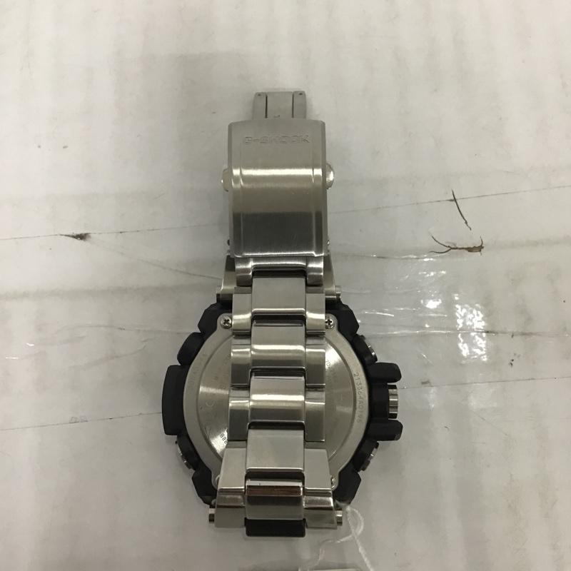 ジーショック G-SHOCK 腕時計 アナログ(クォーツ式) GST-B100D-1AJF タフソーラー 箱有 ロゴ、文字 銀 / シルバー / X 黒 / ブラック / メンズ USED 古着 中古 10088820