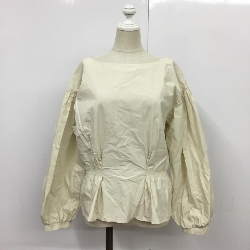 マウジー MOUSSY シャツ、ブラウス 長袖 010BSS30-1620 WAIST GATHER 2WAY ブラウス FREE 無地 アイボリー / アイボリー / レディース USED 古着 中古 10088828