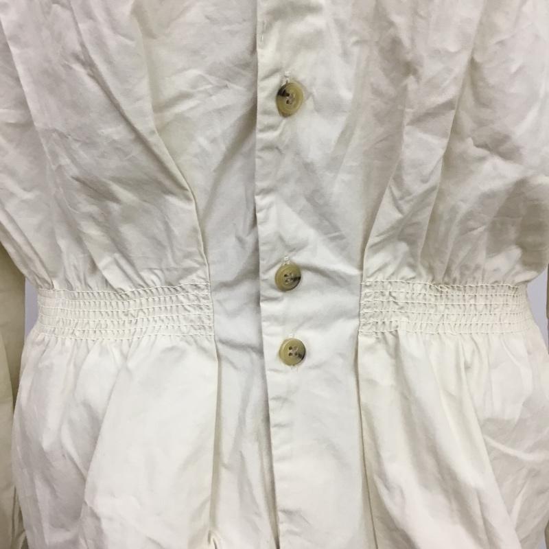 マウジー MOUSSY シャツ、ブラウス 長袖 010BSS30-1620 WAIST GATHER 2WAY ブラウス FREE 無地 アイボリー / アイボリー / レディース USED 古着 中古 10088828