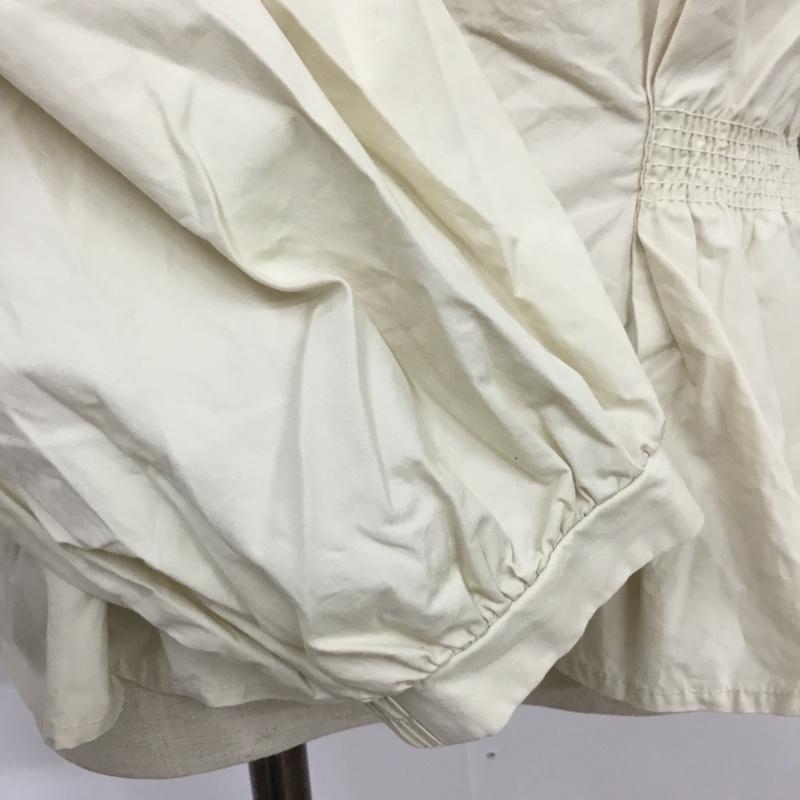マウジー MOUSSY シャツ、ブラウス 長袖 010BSS30-1620 WAIST GATHER 2WAY ブラウス FREE 無地 アイボリー / アイボリー / レディース USED 古着 中古 10088828
