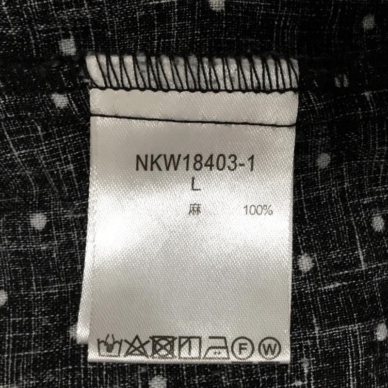 スタディオクリップ studio CLIP シャツ、ブラウス 長袖 L ドット 黒 / ブラック / レディース USED 古着 中古 10088834