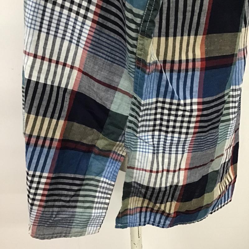 古着 USED シャツ、ブラウス 長袖 Sisters ノーカラー M チェック マルチカラー / マルチカラー / レディース USED 古着 中古 10088858