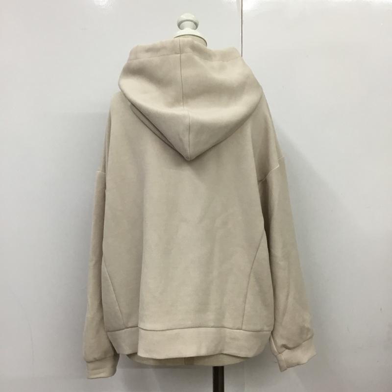 シンプリシテェ Simplicite パーカー 長袖 無地 ベージュ / ベージュ / レディース USED 古着 中古 10088903
