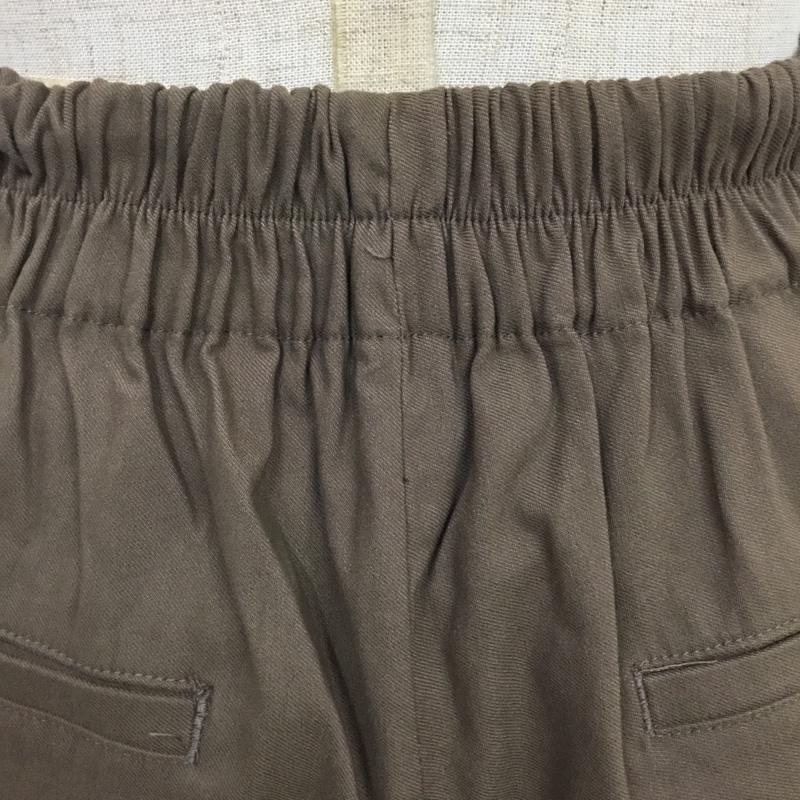 センスオブプレイスバイアーバンリサーチ SENSE OF PLACE by URBAN RESEARCH パンツ スラックス AA97-24C115 ストレッチワイドクロップドパンツ S 無地 茶 / ブラウン / レディース USED 古着 中古 10088912